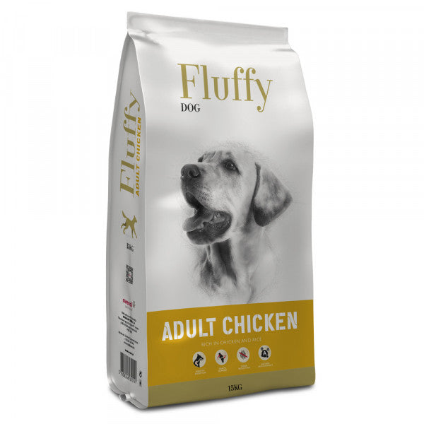 Fluffy Cão adulto - Frango 15 Kg