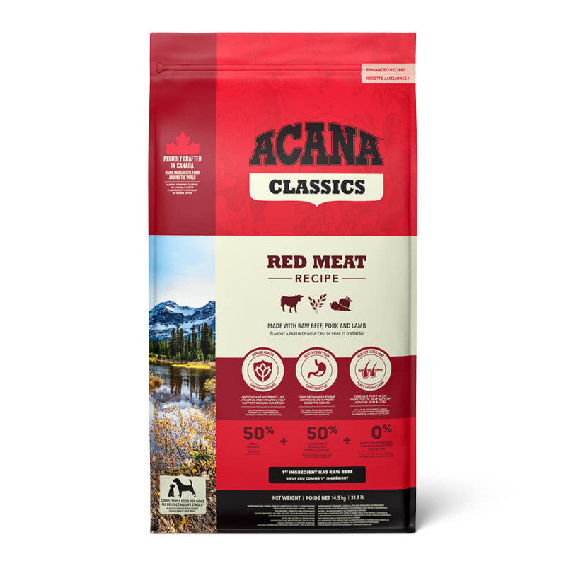 Acana Classics Classic Red - Ração para cão - Borrego, vaca e porco 14.5 kg