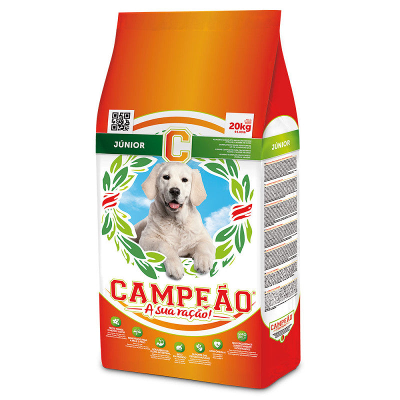 Campeão - Ração seca Junior para cachorro 20 kg