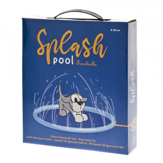 Piscina com Repuxos de Água para Cães