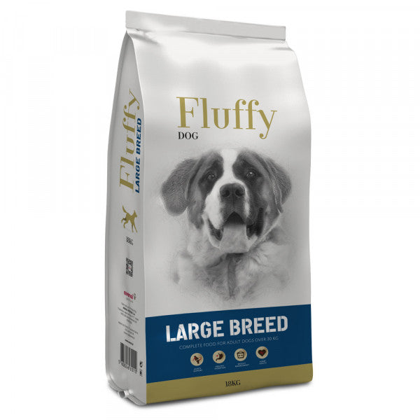 Fluffy Large breed Cão adulto 18 Kg