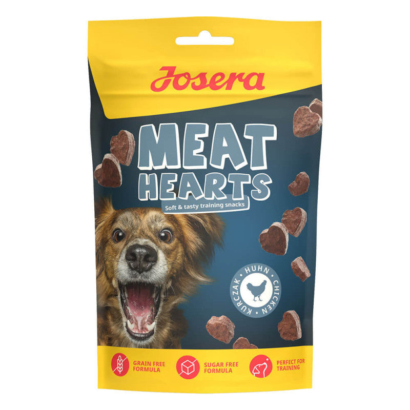 Josera Meat Hearts - Snack de Treino de Frango para Cães 8x70gr