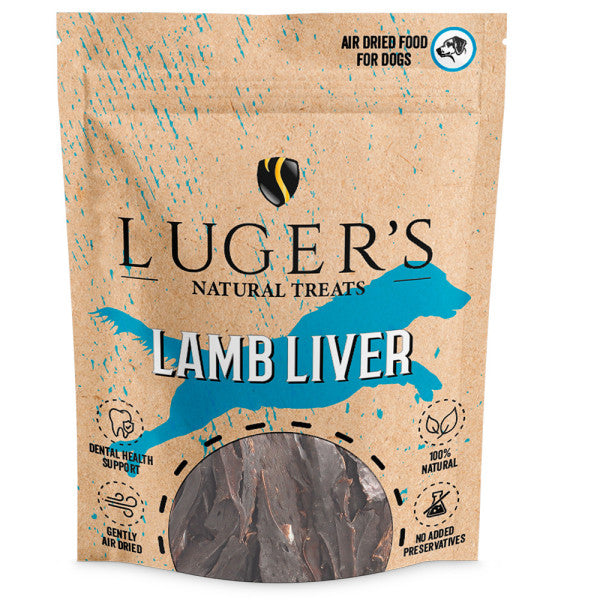 Luger's Natural Treats - Snack para cão - Fígado de Borrego