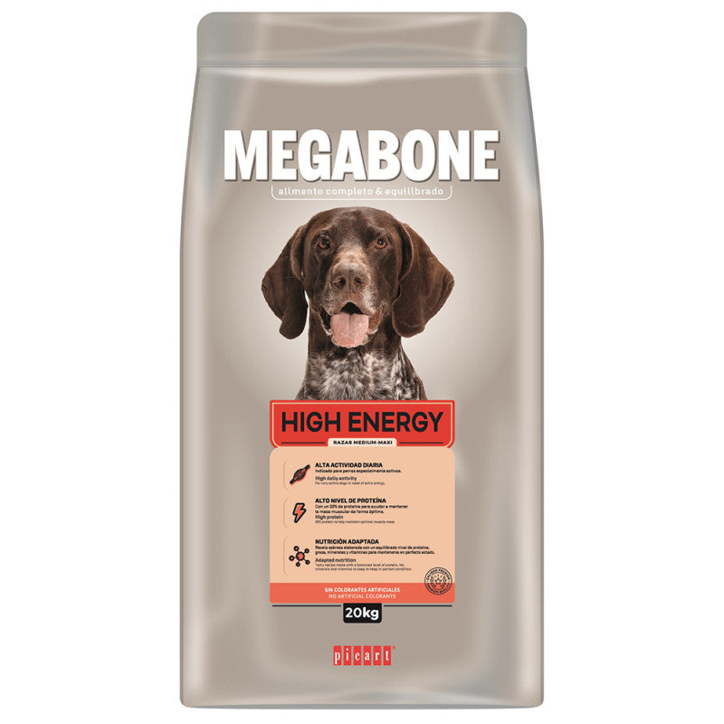 Picart Megabone Alta Energia - Cão Adulto 20 Kg