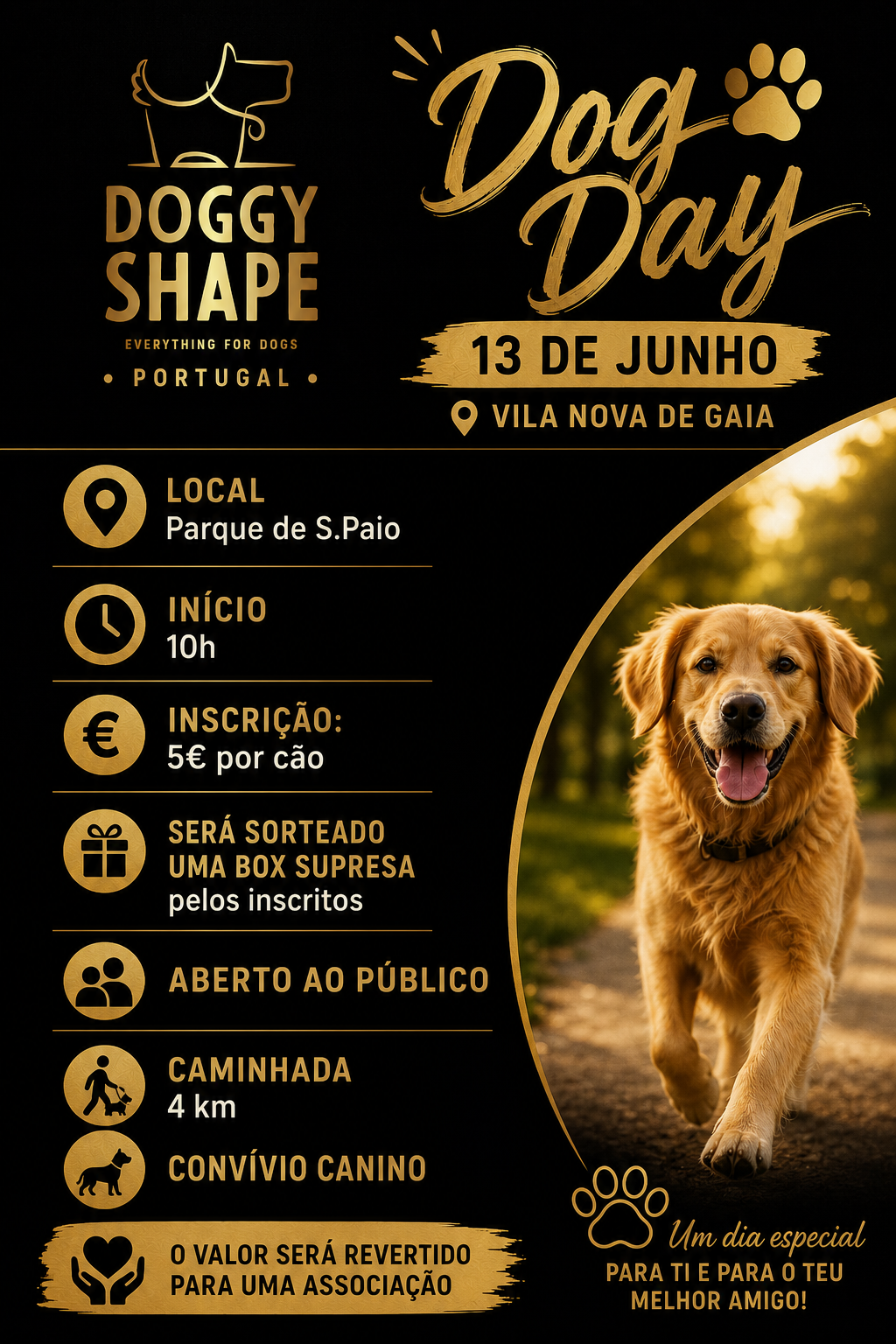 Inscrição Cão