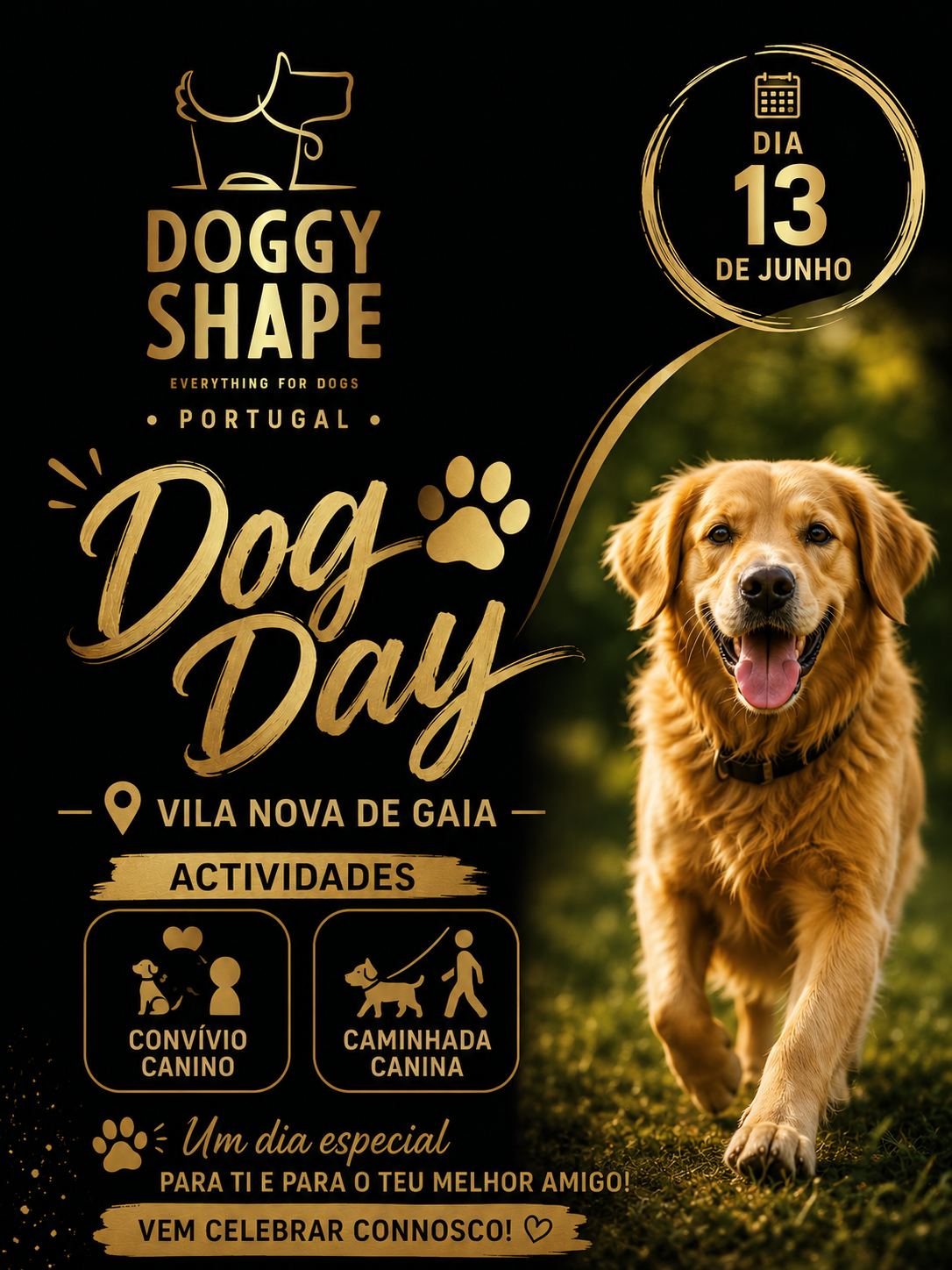 Inscrição Cão