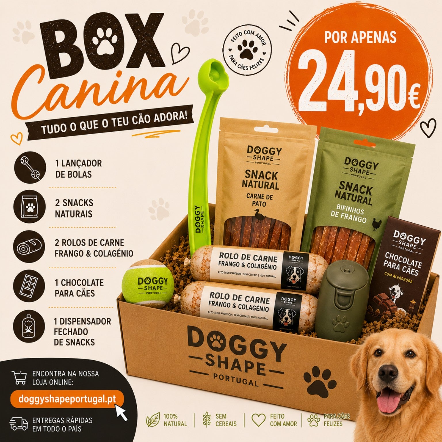 Box Canina -Tudo que o teu cão adora 🐾