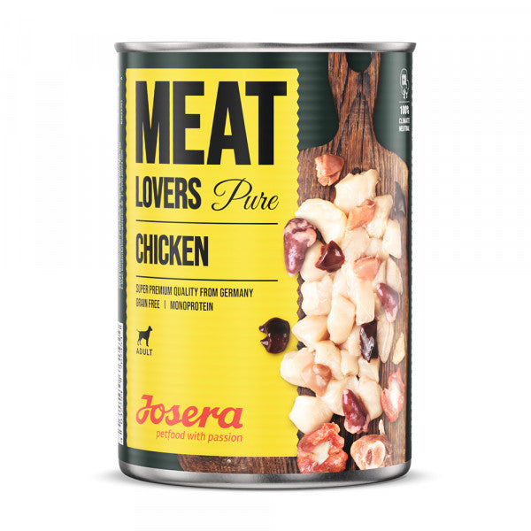 Josera Meat Lovers - Alimento húmido com Carne 100% de frango[6x400gr]