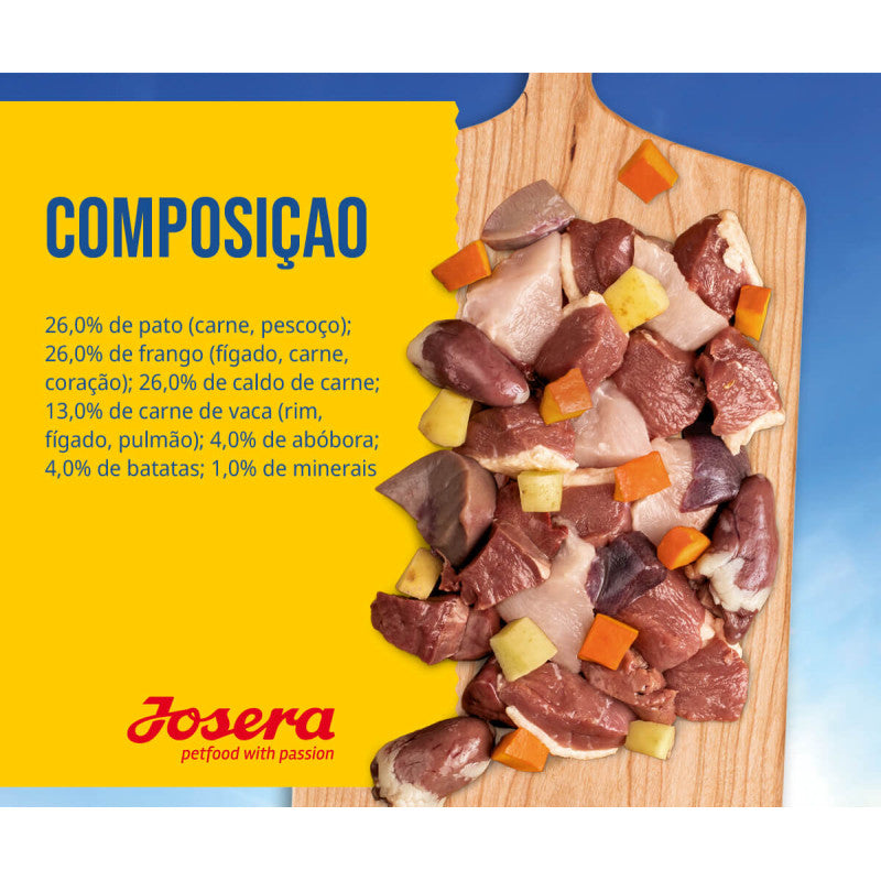 Josera Meat Lovers - Alimento húmido Menu pato com abóbora[6x400gr]