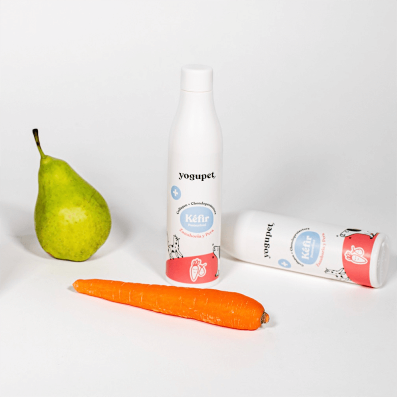 Yogupet - Kefir de Cenoura e Pera para Cão e Gato