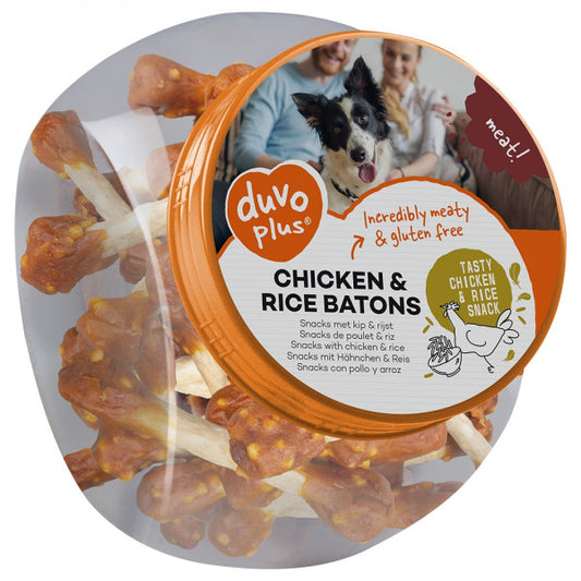 Meat! - Snack de frango e arroz e forma de ossos (400gr)